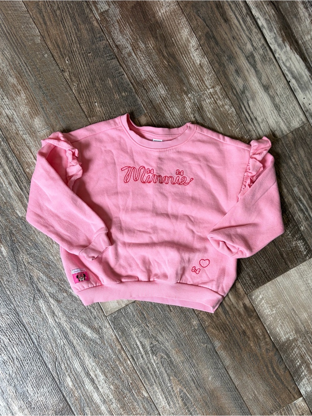 Minnie Pink Ruffle Sweatshirt for Kids